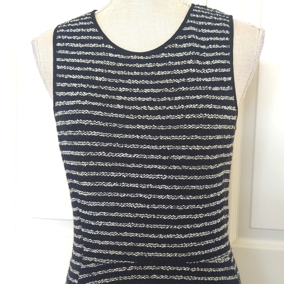 Theory Saks Fifth Avenue Women Jacquard Nikay Purposeful Stripe Dress - Picture 4 of 8